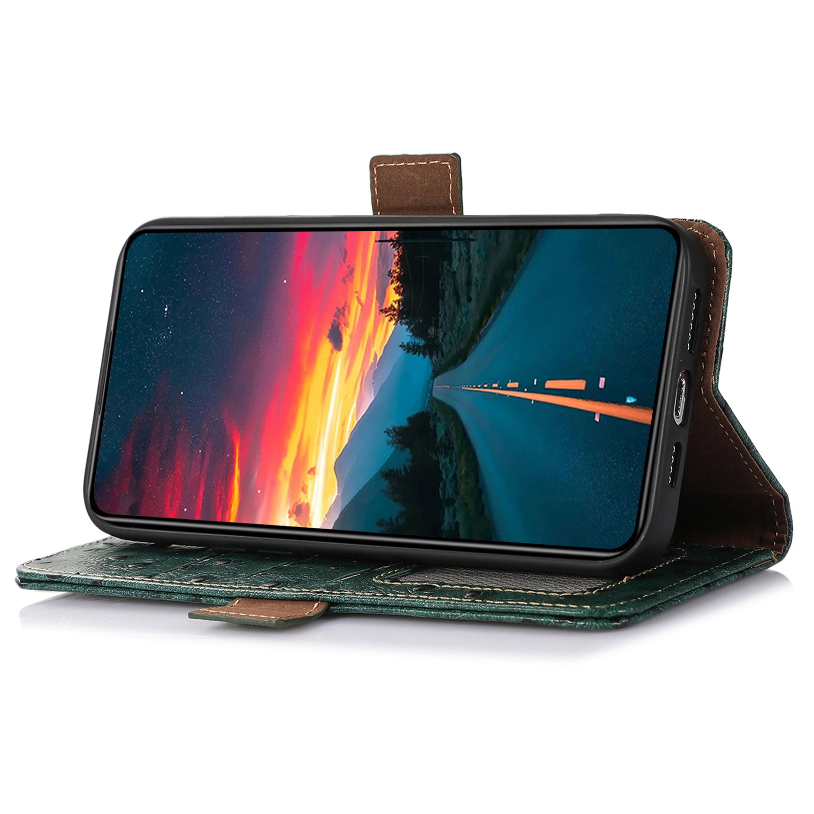 RFID Blocking Shell for Samsung Galaxy S23 FE Genuine Cowhide Leather Phone Cover Wallet Stand Case RFID Blocking Shell for Samsung Galaxy S23 FE Genuine Cowhide Leather Phone Cover Wallet Stand Case